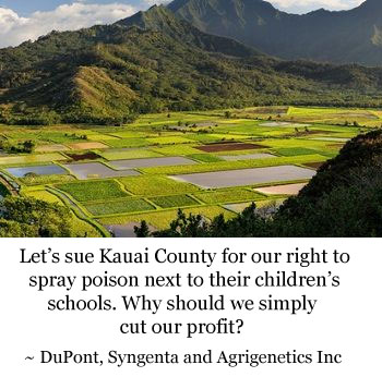Kauai County sued by giant biotech Ag